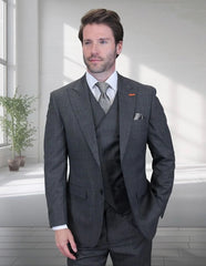 Monte Charcoal Statement Suit