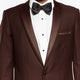 (38L, 40R, 42S, 44R, 44S, 48L) Slim Fit 2 Piece Brown Tuxedo