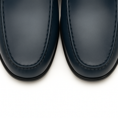 Mens Mezlan Brussels Metal Ornament Calfskin Loafer Dress Shoe in Tan 15   - from alligatorwarehouse.com