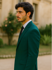 Neil Allyn Career Basics Men's Augusta Green Polyester Blazer Jacket