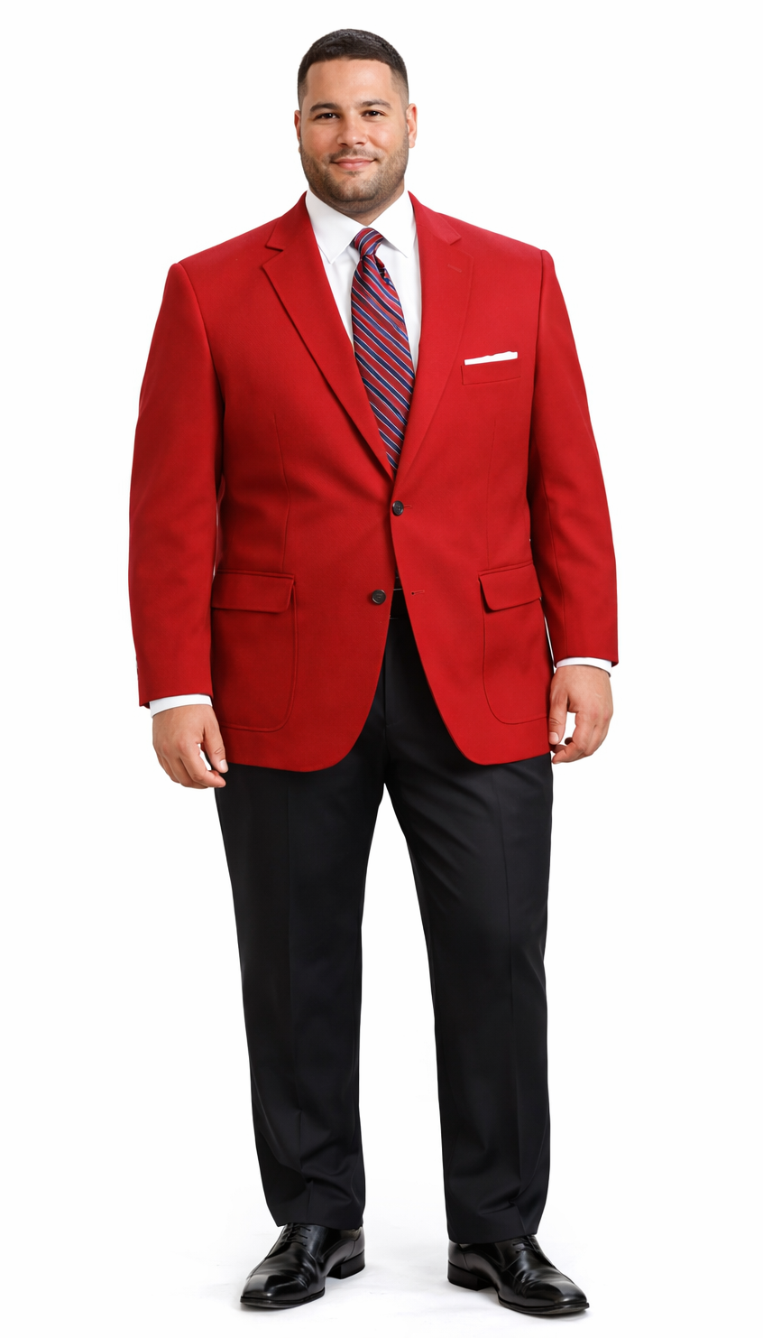 Neil Allyn Career Basics Men's Red Blazer Jacket