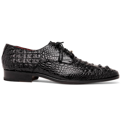 Marco Di Milano Nilo Nile Crocodile Derby Black