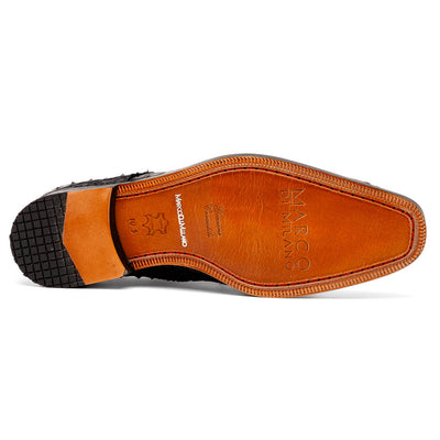 Marco Di Milano Nilo Black Nile Crocodile Derby Shoe 5 NILO_NILOTICUS_BLACK_8  - from alligatorwarehouse.com