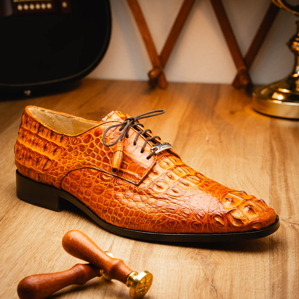 Marco Di Milano Nilo Brandy Leather Luxury Shoe