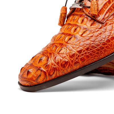 Marco Di Milano Nilo Brandy Nile Crocodile Derby Shoe 3 NILO_NILOTICUS_BRANDY_8  - from alligatorwarehouse.com