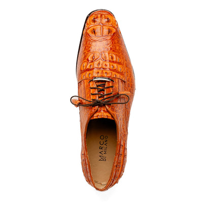 Marco Di Milano Nilo Brandy Nile Crocodile Derby Shoe 4 NILO_NILOTICUS_BRANDY_8  - from alligatorwarehouse.com