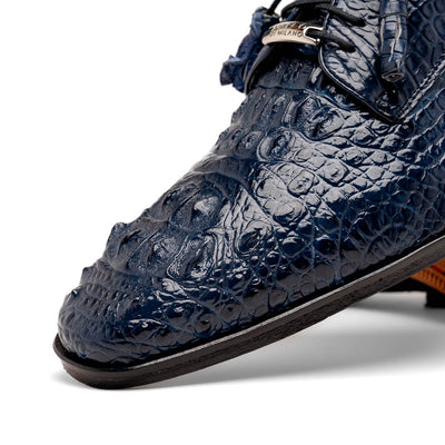 Marco Di Milano Nilo Navy Nile Crocodile Derby Shoe 4 NILO_NILOTICUS_NAVY_9.5  - from alligatorwarehouse.com