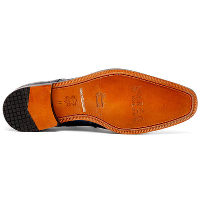 Marco Di Milano Nilo Navy Nile Crocodile Derby Shoe 5 NILO_NILOTICUS_NAVY_9.5  - from alligatorwarehouse.com