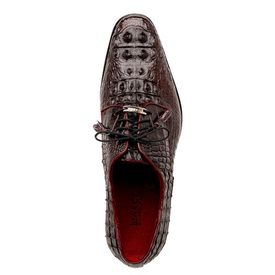 Marco Di Milano Nilo Wine Nile Crocodile Derby Shoe 4 NILO_NILOTICUS_WINE_9  - from alligatorwarehouse.com