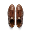 Marco Di Milano Nino Men's Bay Apache Sleek Genuine Caiman Crocodile Sneaker 4 NINO_CAIMAN FUSCUS_BAY APACHE_8  - from alligatorwarehouse.com