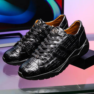 Marco Di Milano Nino Black Leather Luxury Oxford