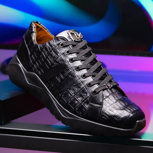 Marco Di Milano Nino Black Leather Luxury Oxford
