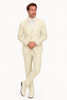 Off White Italian Wool 3-Piece Modern Fit Tuxedo 5   - from alligatorwarehouse.com