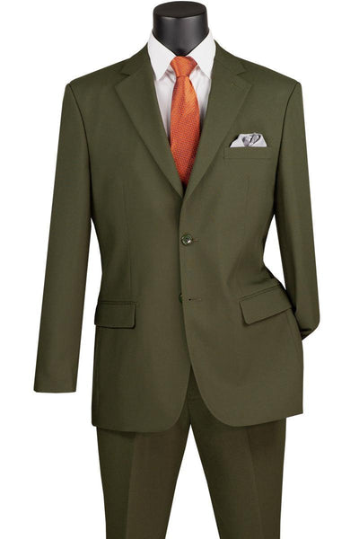 Olive Regular Fit 2 Piece Suit 1 SO12PP_OLIVE_38S  - from alligatorwarehouse.com