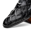 Marco Di Milano Olivieri Black Pirarucu Dress Shoe Oxfords 4 OLIVIERI_PIRARUCU_BLACK_6  - from alligatorwarehouse.com