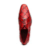 Marco Di Milano Olivieri Red Pirarucu Dress Shoe Oxfords 4 OLIVIERI_PIRARUCU_RED_8  - from alligatorwarehouse.com