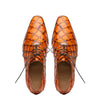 Marco Di Milano Olivieri Brandy Pirarucu Dress Shoe Oxfords 5 OLIVIERI_PIRARUCU_BRANDY (HONEY)_8  - from alligatorwarehouse.com