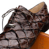 Marco Di Milano Olivieri Brown Pirarucu Dress Shoe Oxfords 4 OLIVIERI_PIRARUCU_BROWN_6  - from alligatorwarehouse.com