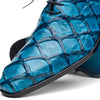 Marco Di Milano Olivieri Caribbean Blue Pirarucu Dress Shoe Oxfords 3 OLIVIERI_PIRARUCU_CARIBEAN BLUE_8  - from alligatorwarehouse.com
