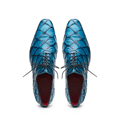 Marco Di Milano Olivieri Pirarucu Dress Oxfords Blue