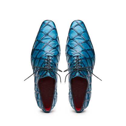 Marco Di Milano Olivieri Pirarucu Dress Oxfords Blue