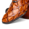 Marco Di Milano Olivieri Cognac Pirarucu Dress Shoe Oxfords 3 OLIVIERI_PIRARUCU_COGNAC_8.5  - from alligatorwarehouse.com