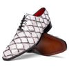 Marco Di Milano Olivieri Newspaper Pirarucu Dress Shoe Oxfords 2 OLIVIERI_PIRARUCU_NEWSPAPER_8  - from alligatorwarehouse.com