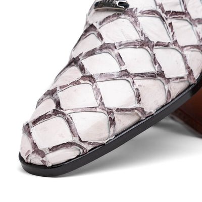 Marco Di Milano Olivieri Newspaper Pirarucu Dress Shoe Oxfords 3 OLIVIERI_PIRARUCU_NEWSPAPER_8  - from alligatorwarehouse.com