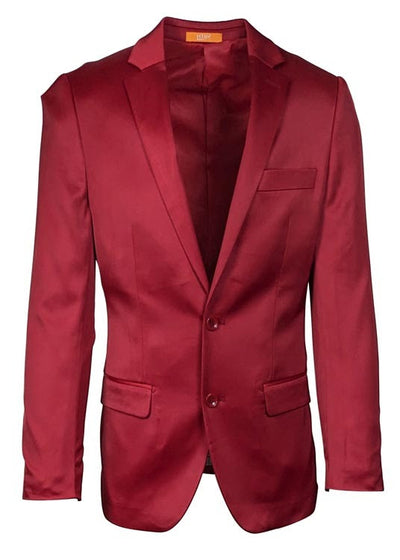 Premium Men's Burgundy  Satin Slim Fit Blazer – Elegant Party & Wedding Suit Jacket in Maroon Wine Color 6   - from alligatorwarehouse.com