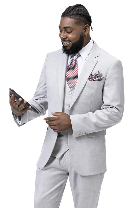 Light Grey Suit Collection - Premium Light Grey Suit at alligatorwarehouse.com