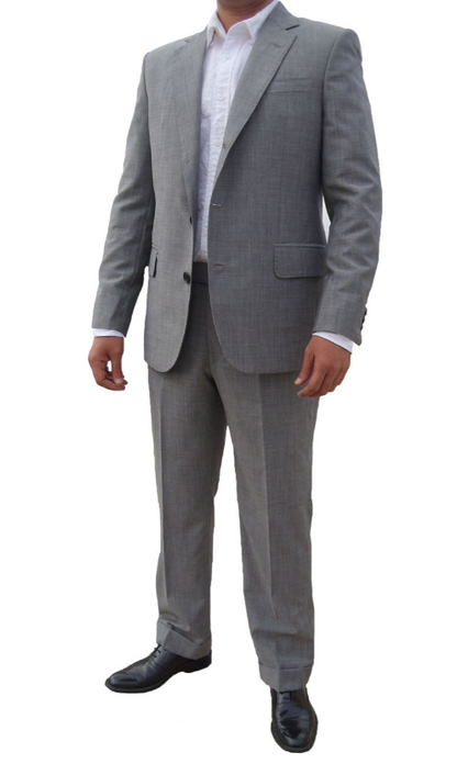 Men’s James Bond Skyfall Inspired Grey Suit – Classic 2 Button Formal Suit