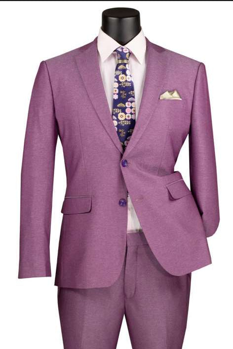 Men’s Light Purple Suit Blazer and Suit Jacket Mauve – Formal Wedding & Party Wear Coat for Business Prom and Church