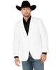 Mens White Western Blazer – Classic Cowboy Style Sport Coat for Formal - Cowboy Jacket 3   - from alligatorwarehouse.com