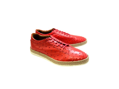 P0101 Monaco Genuine Ostrich Sport- Terra Cotta