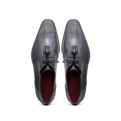 Marco Di Milano Pannuci Black Stingray Dress Oxfords 4 PANNUCI_STINGRAY_BLACK_8  - from alligatorwarehouse.com