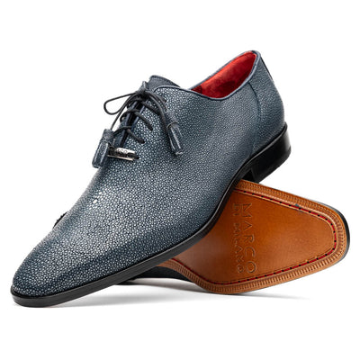 Marco Di Milano Pannuci Navy Stingray Dress Oxfords 2 PANNUCI_STINGRAY_NAVY_8  - from alligatorwarehouse.com