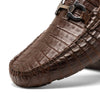 Marco Di Milano Parma Brown Caiman Belly Bit Drivers 3 PARMA_CAIMAN FUSCUS_BROWN_8  - from alligatorwarehouse.com