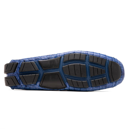 Marco_Di_Milano Parma Blue Jeans Leather Shoe