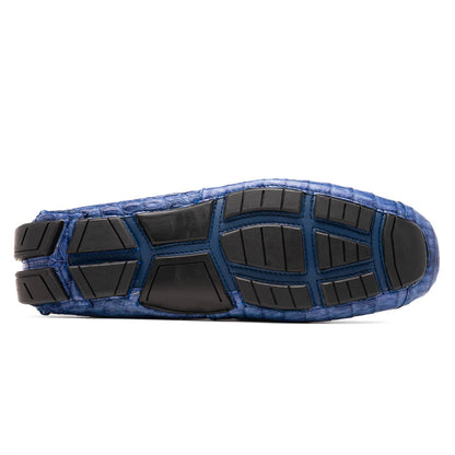 Marco Di Milano Parma Caiman Belly Bit Drivers Blue