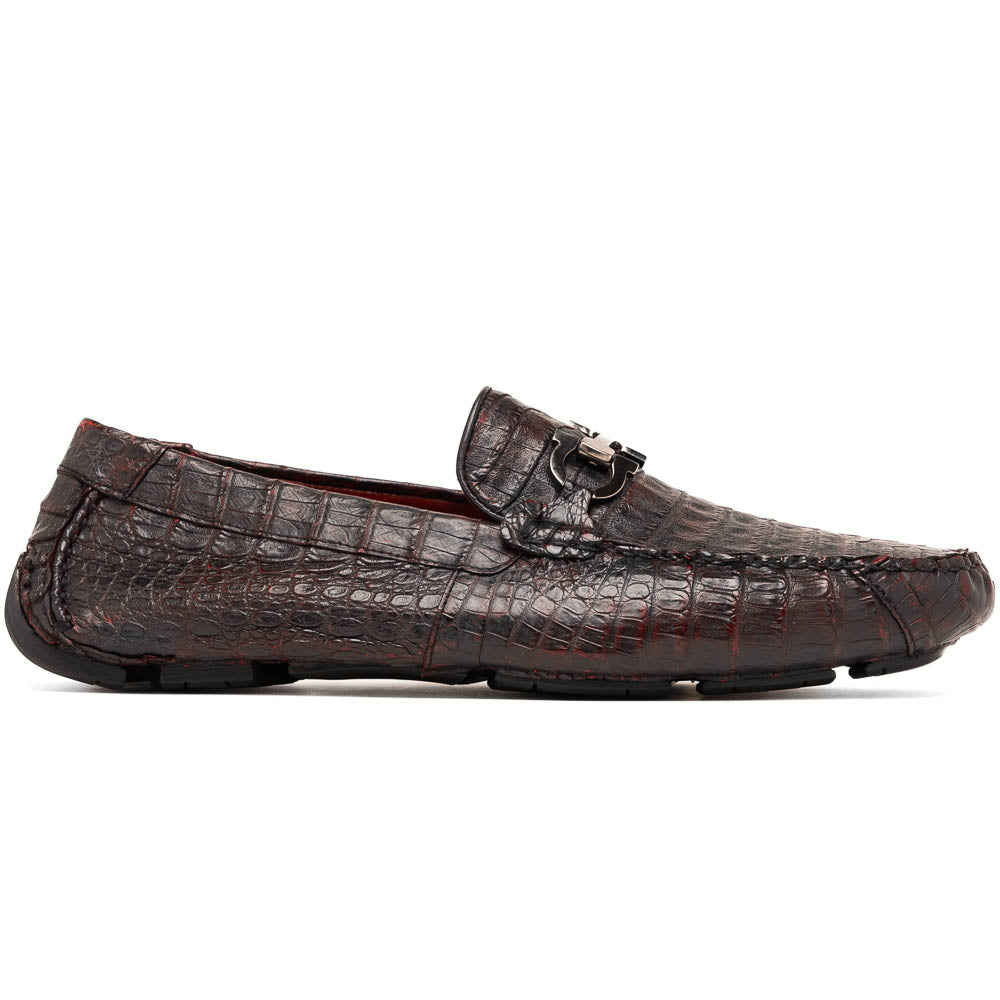Marco Di Milano Parma Caiman Belly Bit Drivers Black Cherry
