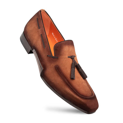 Mezlan Pavese Suede Tassled Slip On Sport (21310)