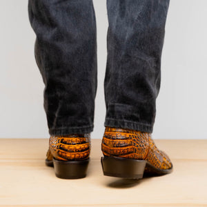 Marco_Di_Milano Phoenix Mustard Brown Leather Oxford