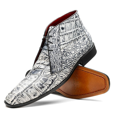 Marco Di Milano Pietro Newspaper Alligator Chukka Boots 2 PIETRO_ALLIGATOR_NEWSPAPER_8  - from alligatorwarehouse.com