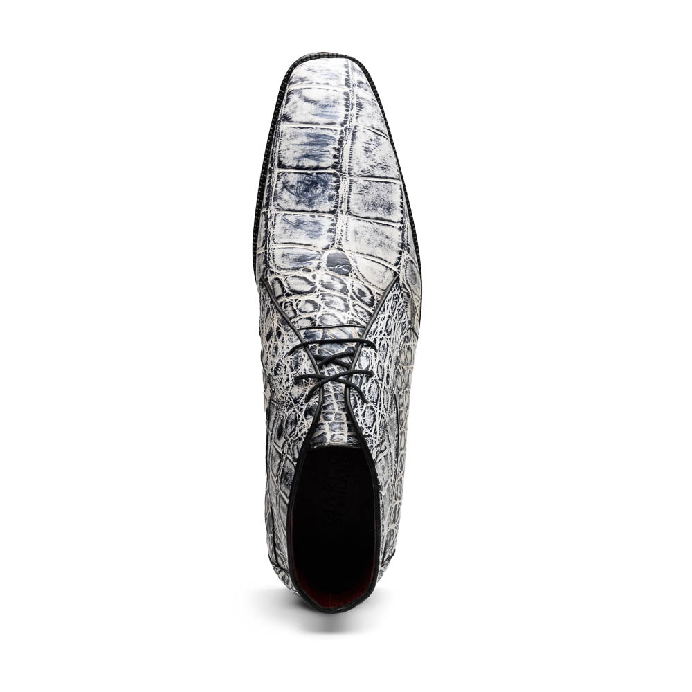 Marco Di Milano Pietro Alligator Newspaper Chukka Boots