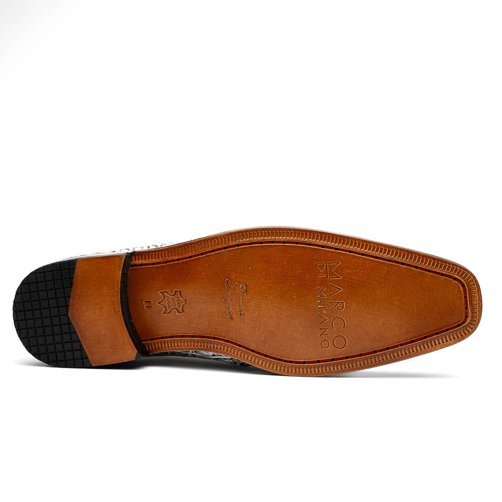 Marco Di Milano Pietro Alligator Newspaper Chukka Boots