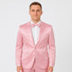Pink Satin Tuxedo Set – Stylish 4-Piece for Weddings & Proms