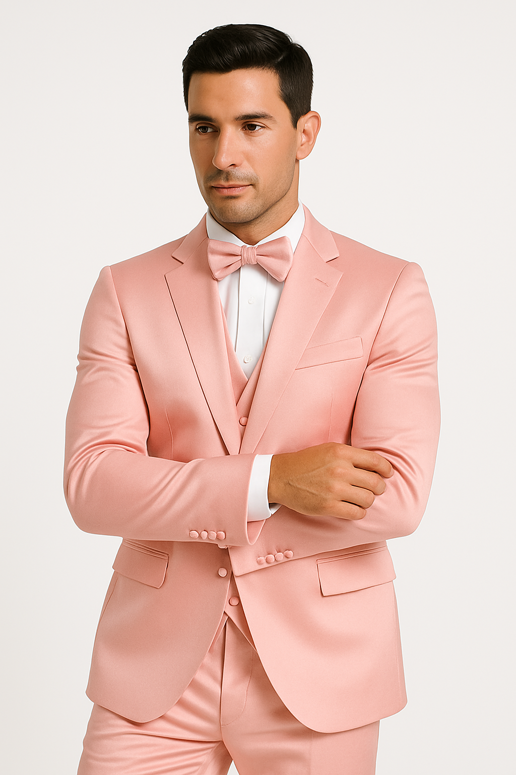 Elite-Pink-satin-suit-wedding-prom