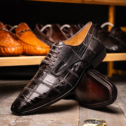 Marco Di Milano Pissa Brown Leather Oxford