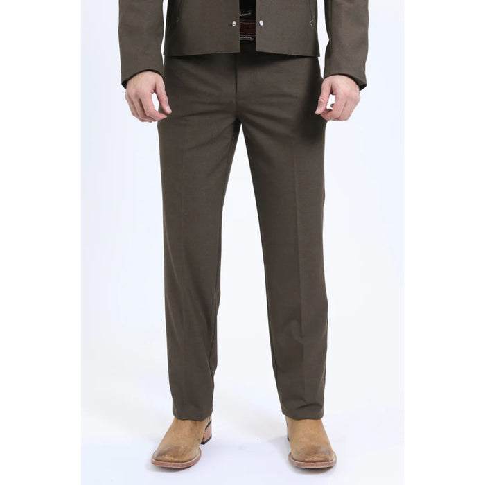Platini Men’s Brown Western-Inspired Sport Suit