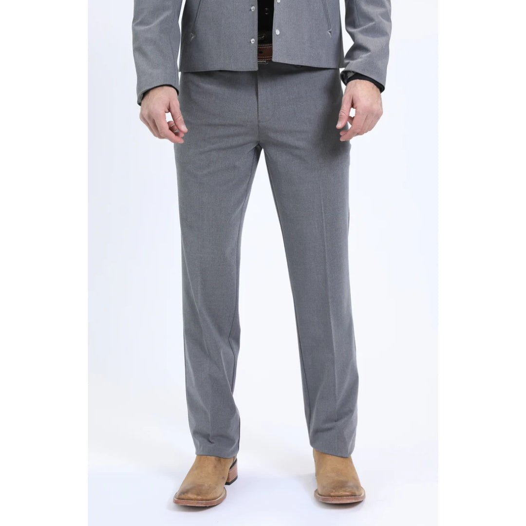 Platini Men’s Grey Western-Inspired Sport Suit Set